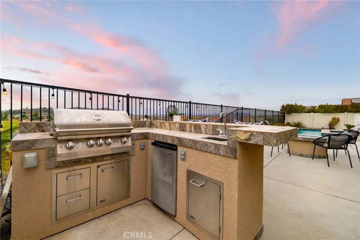 Built-in BBQ