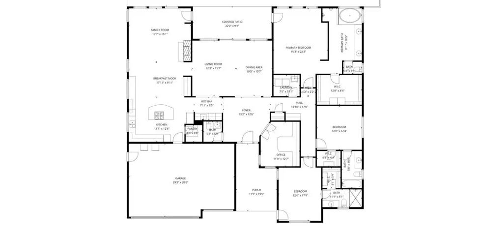 Floor Plan for 81894 Seabiscuit Way