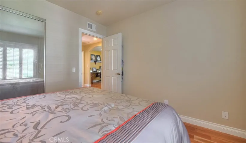 Mirrored closet doors