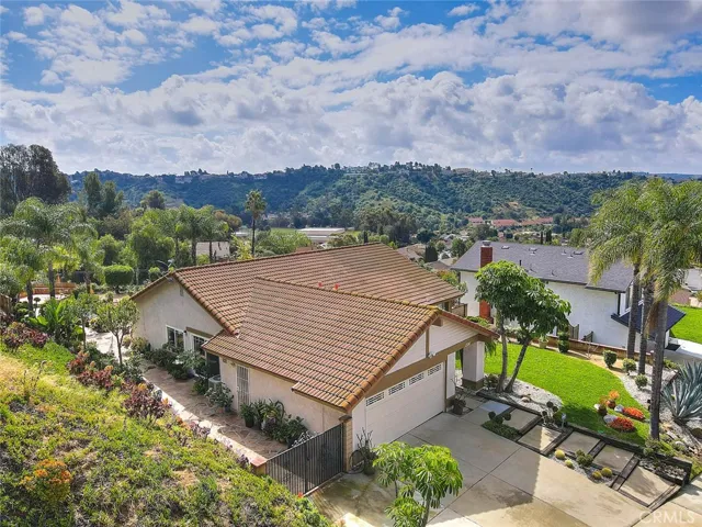The slope is part of the property