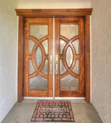 Custom double door entry