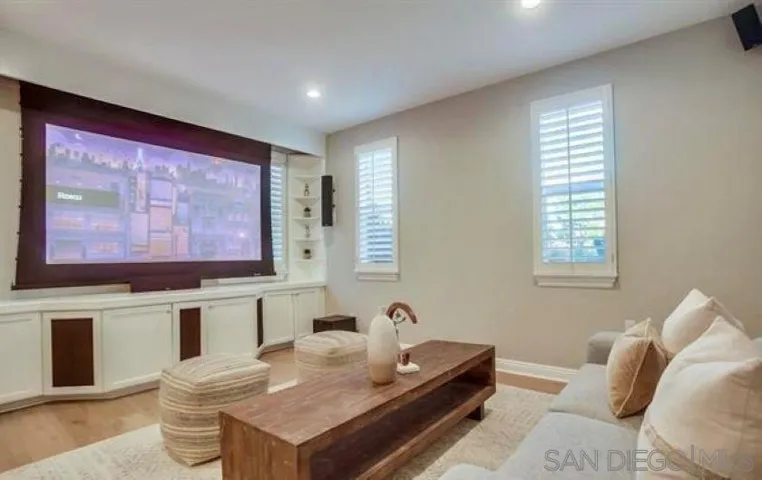 Fully equipped theater room