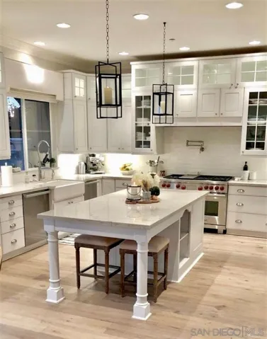 Beautifully designed gourmet kitchen
