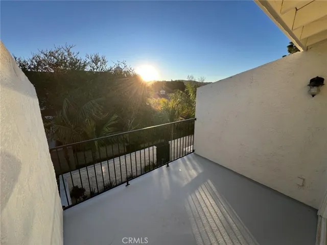 Sunrise off back deck