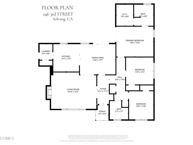 Floor Plan 246 3rd Street House