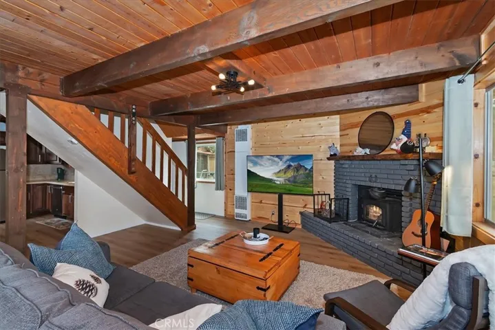 Living Room and Stairway.