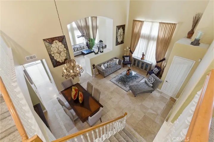 Upper View of Formal Living Room