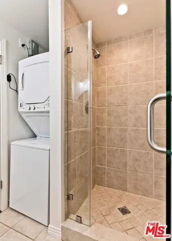 Stacked Washer/Dryer in Bathro