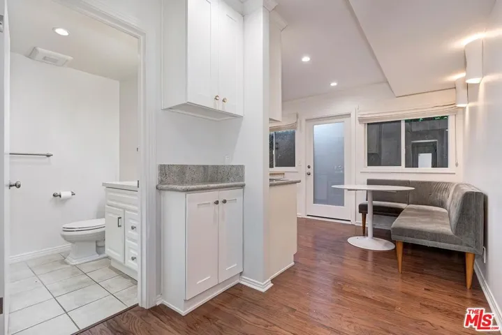 Gallery Entry with Bathroom an
