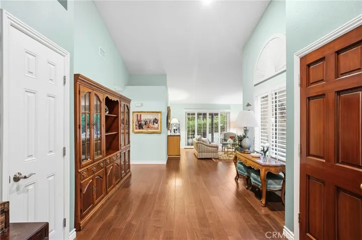 As you enter. Looking towards Living Room. Closet (far left).