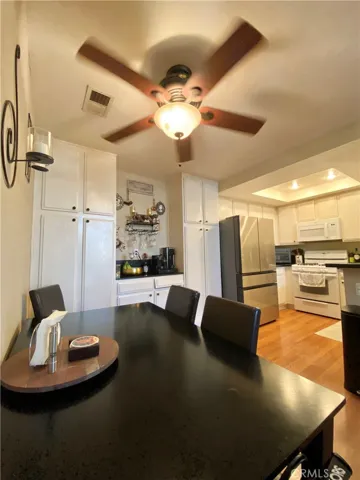 Here is another view of the dining room looking towards the kitchen.