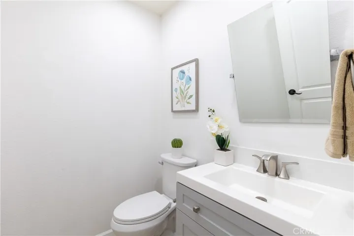 half bathroom downstairs