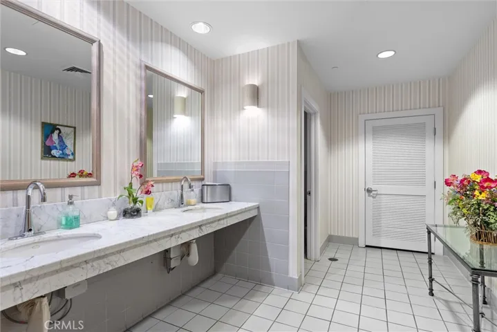 Well appointed restrooms