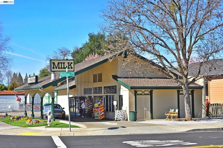 Pleasanton's Meadowlark dairy, a block away