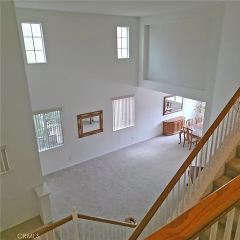 view from upstairs hall