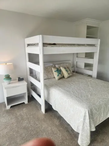 Second bedroom has plenty of room.