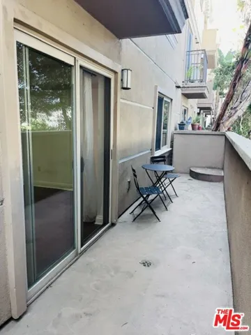 Private outdoor patio