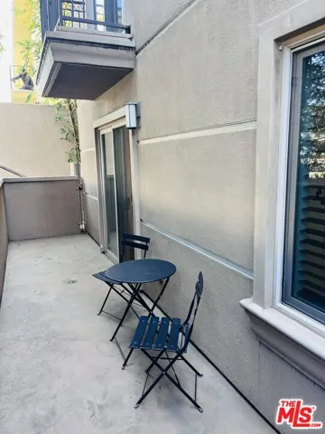 Private outdoor patio