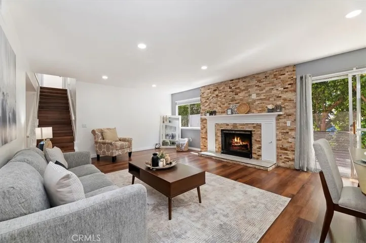 Living Room & Fireplace