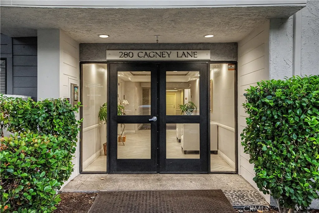 Building has secure entry.