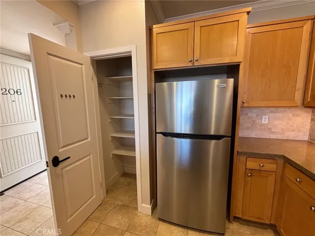 Ample pantry space
