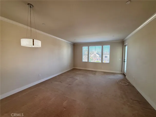 Dining and living room open to kitchen