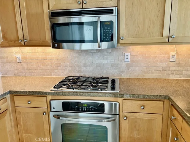 Close up of the counters