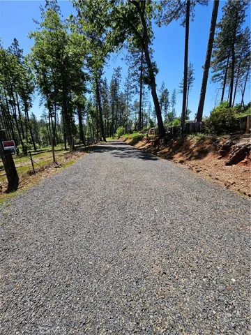 down a gravel road