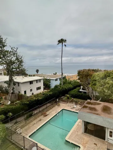 View of Pool and Ocean from Living Area