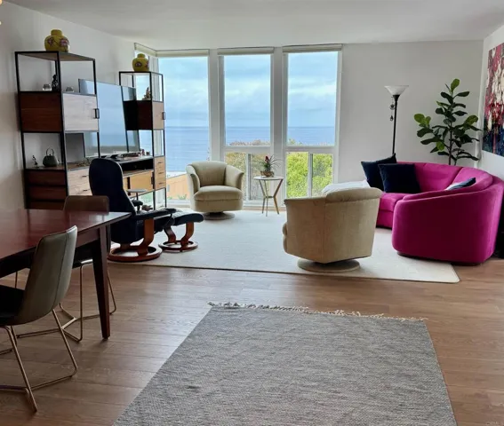 Living Room with Full Ocean Views