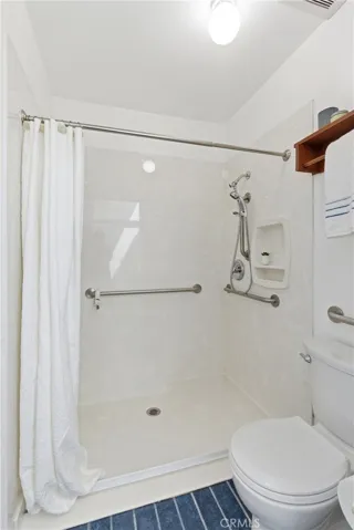 Primary bathroom with walk-in shower