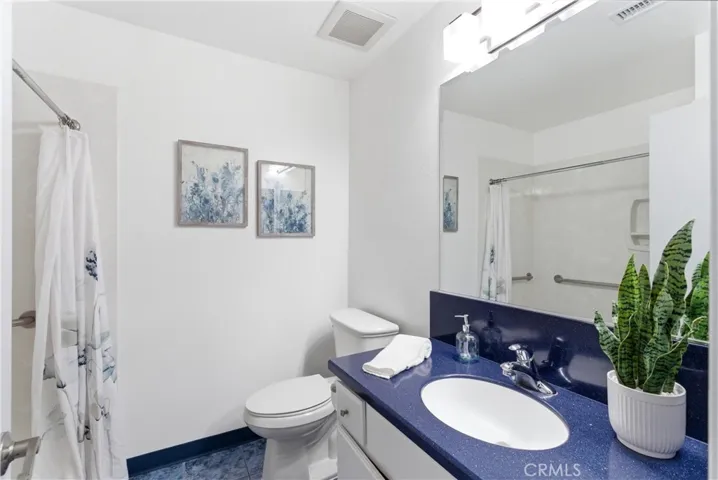 Hallway bathroom