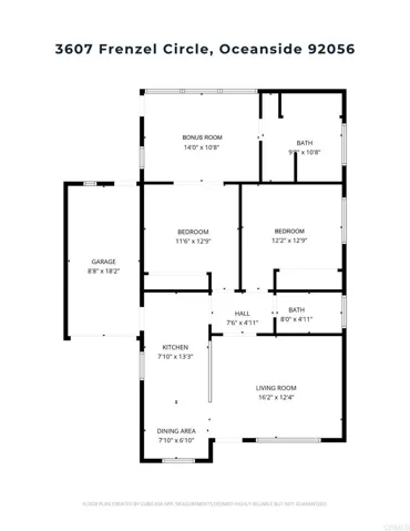 3607 Frenzel Circle, Oceanside, California 92056