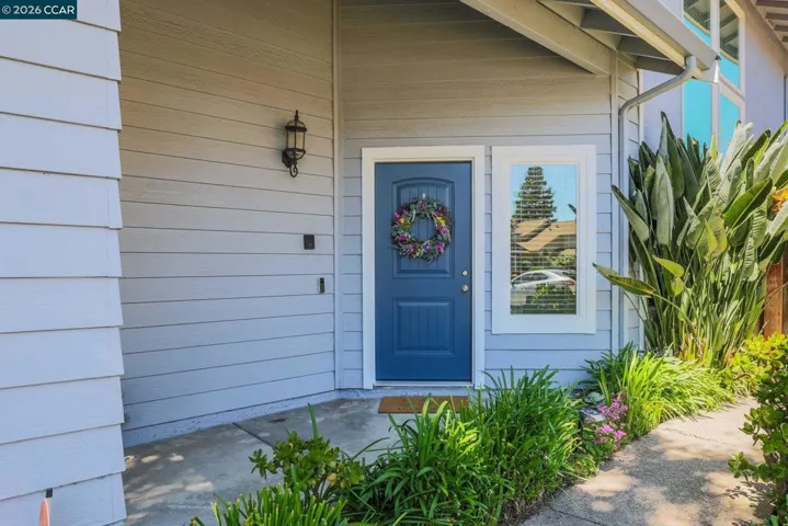 With a charming entrance