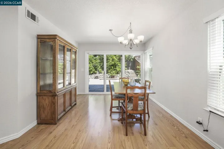 Dining room with outdoor access