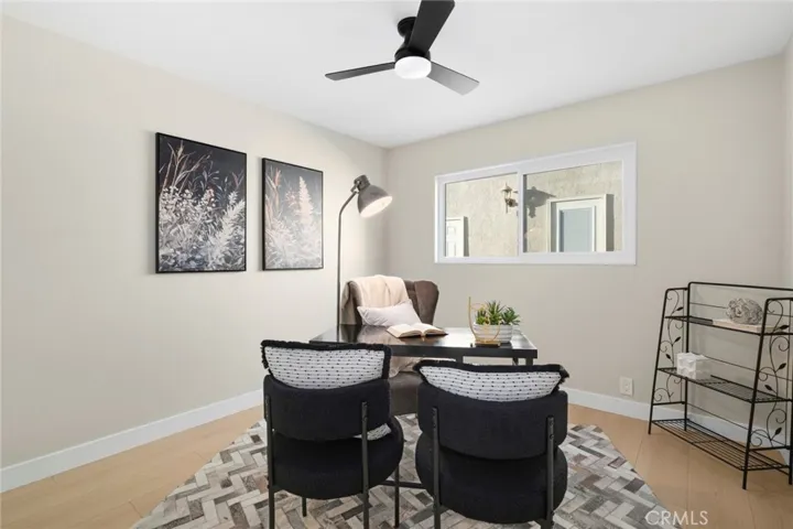 Modernized ceiling fans, new outlets, switches, and dimmers