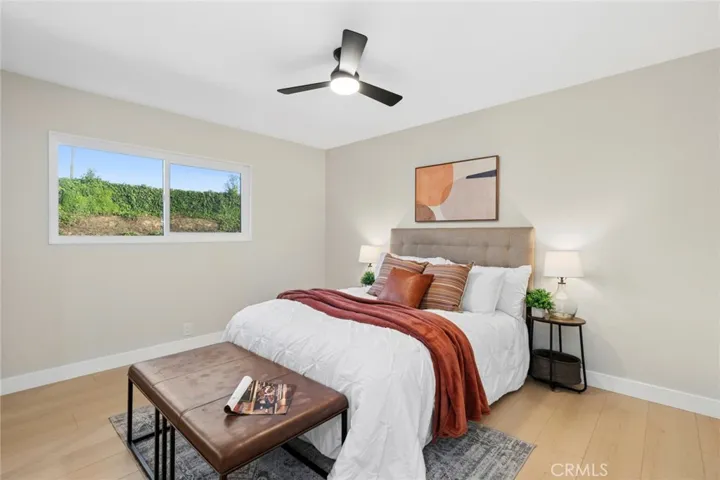 Ceiling fans in every room for cool breezes