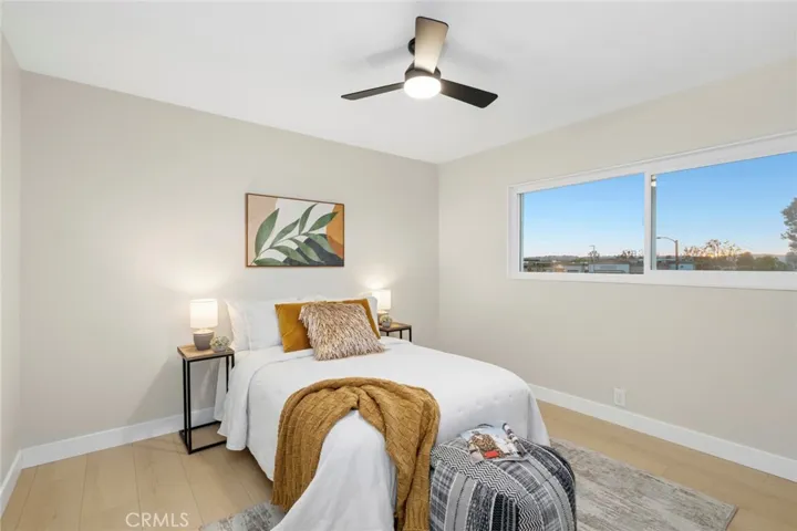 Ceiling fans in every room for cool breezes