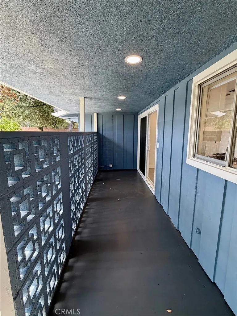 Private area off of the kitchen perfect for a table and chairs