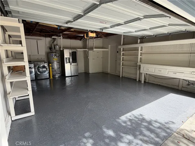 Garage has direct entry into the house & has a garage door opener