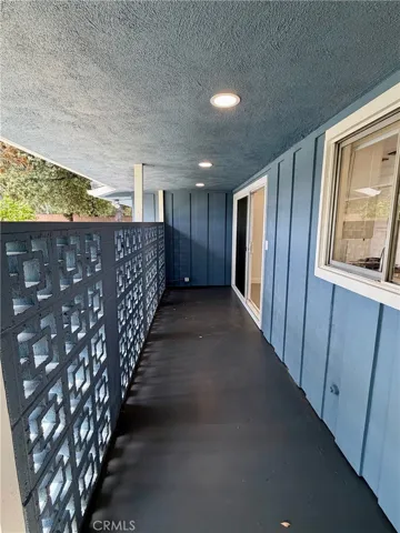 Private area off of the kitchen perfect for a table and chairs