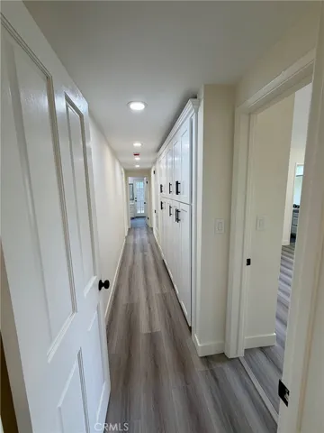 Center hall floor plan w/an abundance of storage.