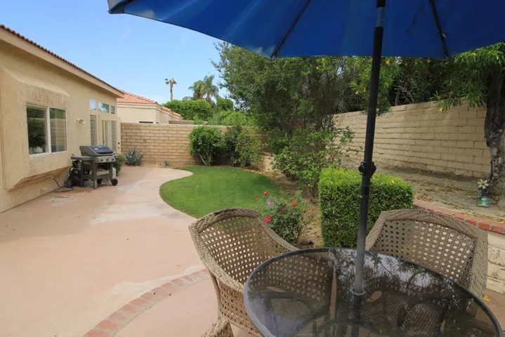 Large backyard