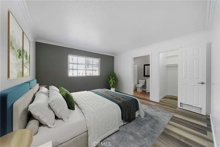 Virtually staged Primary Bedroom, furniture may not be to scale.