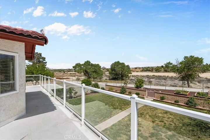 Rear Balcony View
