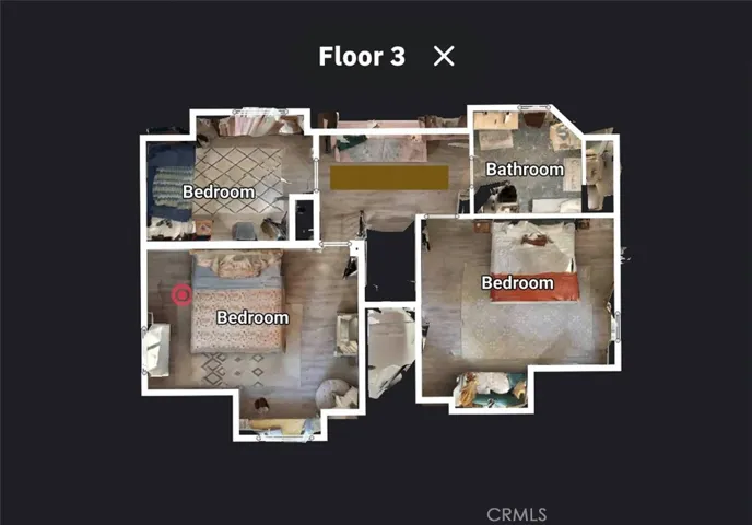 Upper floor 2 bedrooms and bonus room
