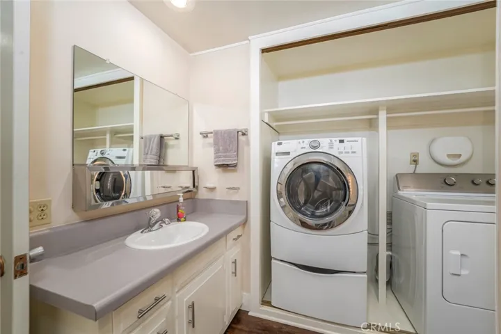 washer Dryer is in the unit