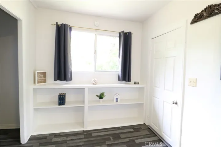 Inviting entry with forest view