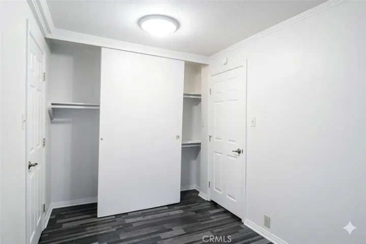 Bedroom #1, view of closet with light inside