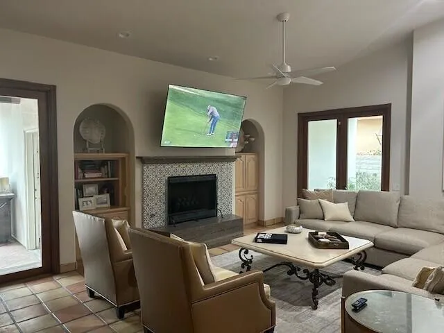 Fireplace at Living Room